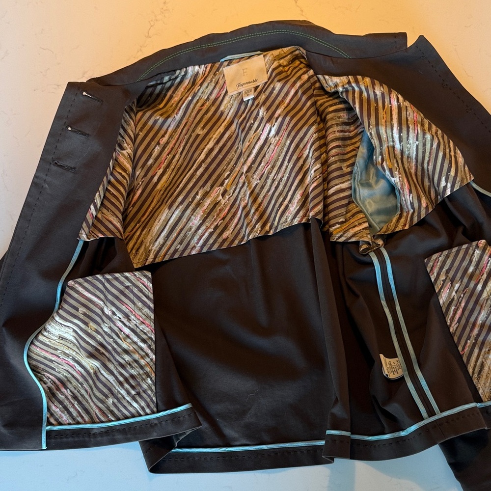 Faconnable Brown Utility Jacket - Picture 5 of 14
